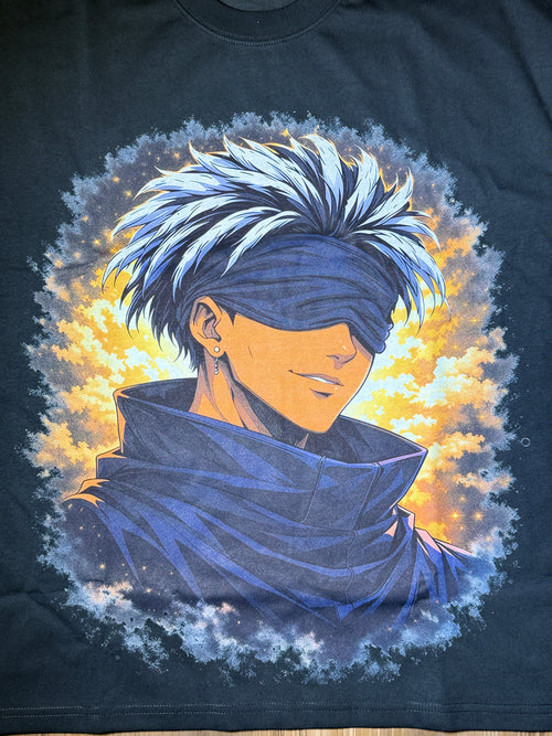 Black Gojo Box Fit Heavy Tee